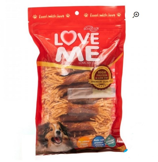 تشویقی سگ لاومی مدل گوشت و هویج وزن ۳۵۰ گرمی